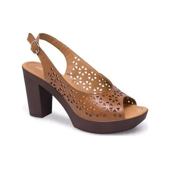 Dámské sandále Lasocki Sandály EST-2025N-10 Hnědá 39