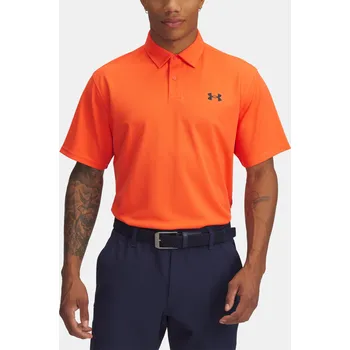 Pánská móda Pánské tričko Under Armour UA T2G Pique Polo 1390123-847 Oranžová LG