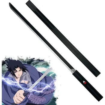 Sběratelství AF Dřevěný meč Uchiha Sasukeho "BLACK KUSANAGI" - Naruto