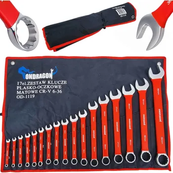 Klíč Očkoploché klíče sada 6-36mm 17ks OD1119 ONDRAGON