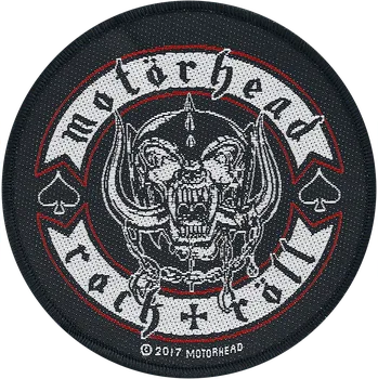Nášivka Nášivka z Motörhead - Biker Badge - Žádný - cerná/cervená/bílá
