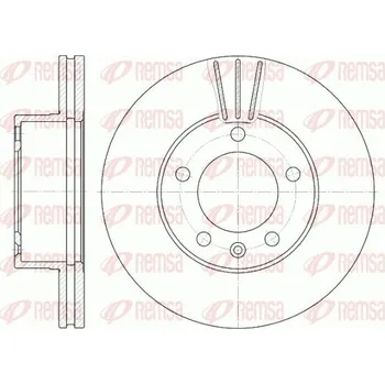 Brzdový kotouč Brzdový kotouč REMSA 6643.10