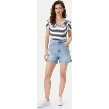 Pánské tričko Tommy Jeans T-Shirt Essential DW0DW17385 Tmavomodrá Slim Fit XS