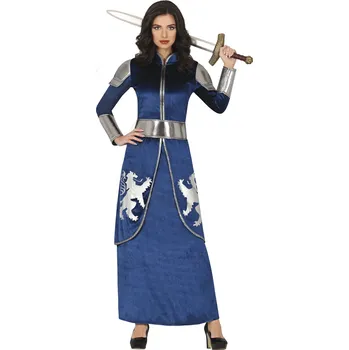 Karnevalový kostým Guirca Modrá rytířka dámský kostým Velikost: 42 – 44 (L)