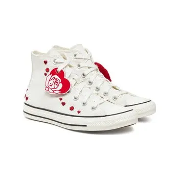 Pánské tenisky Plátěnky Converse Chuck Taylor All Star Roses A13650C Bílá 36