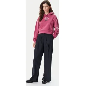 Dámská mikina Tommy Jeans Mikina Varsity DW0DW20311 Růžová Boxy Fit M