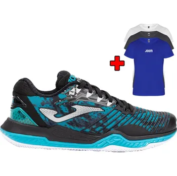 Pánská tenisová obuv Pánská tenisová obuv JOMA POINT MEN 2531 BLACK + bonus TRIČKO