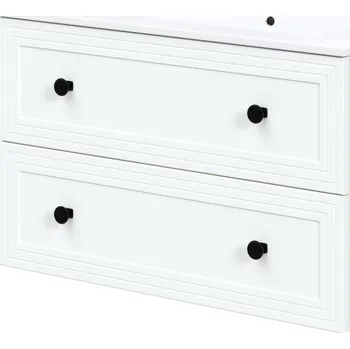 Koupelnový nábytek HELLEM koupelnová závěsná skříňka pod umyvadlo 80/2S, bílá + vyzvednutí ZDARMA