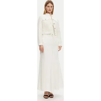 Dámská sukně Guess Pouzdrová sukně W5GD95 D5N92 Bílá Regular Fit 33