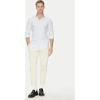 Oblečení a móda Calvin Klein Košile K10K114301 Světle modrá Slim Fit 38
