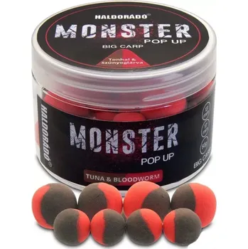 Boilies HALDORADO Monster Pop Up Big Carp Tuňák Patentka 13,17mm 50g (HALDORADO Monster Pop Up Big Carp Tuňák Patentka 13,17mm 50g)
