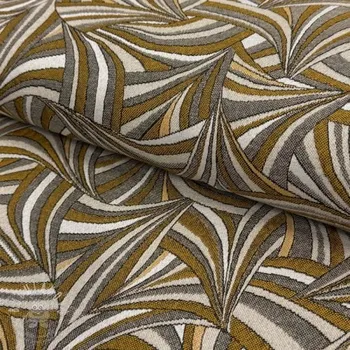 Dekorační látka jacquard Tamise gold