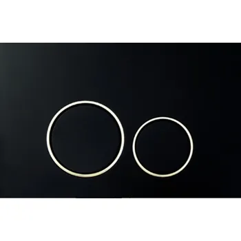 Splachovací tlačítko Splachovací tlačítko pro WC rám Jomo Werit JomoTech, černá matná / chrom