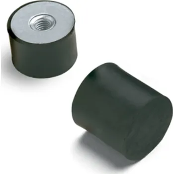 Silentblok motoru Silentblok válcový typ 5 (matka - guma) průměr 50mm / výška 25mm, matka M12