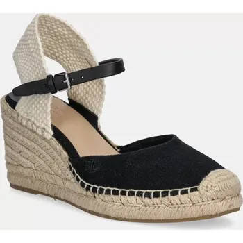 Pánská móda Espadrilky Lauren Ralph Lauren Robby 802961836001.001 černá 99X, EUR 41