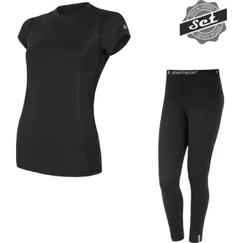 Sportovní oblečení SENSOR SET MERINO ACTIVE dámský krátký rukáv + spodky