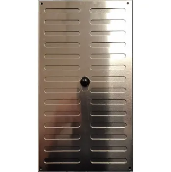 Větrací mřížka M&D Větrací mřížka 19x34 cm uzavíratelná HLINÍK