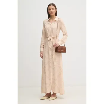 Dámské šaty Šaty Gaudi béžová barva, maxi, 511BD15006 02X, vel. 34