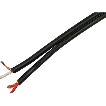 elektrický kabel Kabel audio plochý – metráž, TAS-C124, dvojlinka stíněná 2 x 0.12mm2