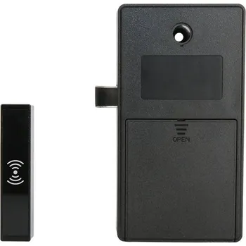 chytrý zámek Zámek se čtečkou RFID karet F131, hliník, černý