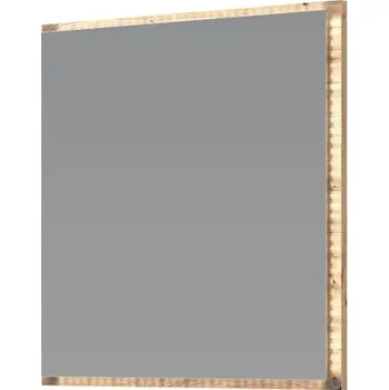 Koupelnový nábytek MALDAL zrcadlo 60 cm + LED osvětlení, dub artisan + vyzvednutí ZDARMA