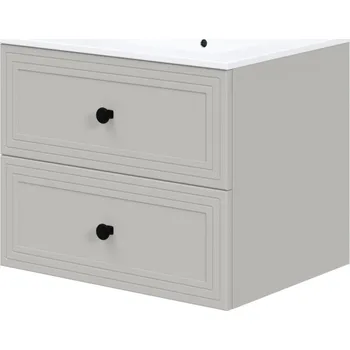 Koupelnový nábytek HELLEM koupelnová závěsná skříňka pod umyvadlo 60/2S, kašmírová + vyzvednutí ZDARMA