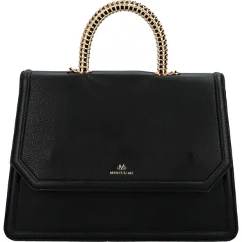 Kabelka Elegantní dámská koženková kabelka se zlatou rukojetí Anabela, černá