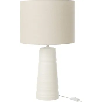 Lampička Bílá keramická stolní lampa J-line Elya