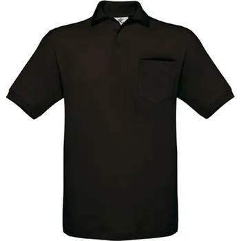 Pánská košile B&C Pánská polokošile PU415 Black L