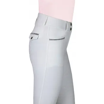 Dámské kalhoty Jezdecké kalhoty Horsenjoy Prima, velikost 34, bílé