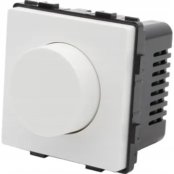 vypínač Otočný spínač vypínač mechanický regulátor bílý LUUNA