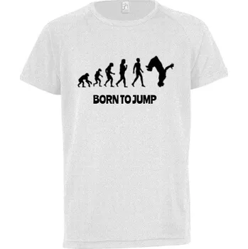 Chlapecké tričko Dětské funkční tričko s potiskem Born to jump 2 dětské