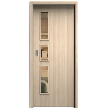 Interiérové dveře SAPELI ELEGANT KOMFORT M33 - CPL LAMINÁT - POSUVNÉ DVEŘE VČ. ZÁRUBNĚ - Jasan Průchozí šířka (cm): 80, Průchozí výška (cm): 197, Typ skla: Planibel bronz