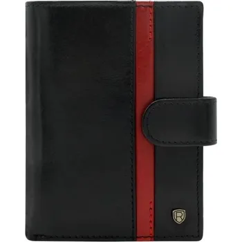 Módní doplněk Peněženka Rovicky N575L-RVTP RFID - černá + červená