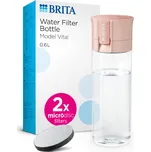 Brita BRITA Fill&Go Vital filtrační láhev na vodu 0,6l, +2x microdisc, meruňková, 2024 1052264