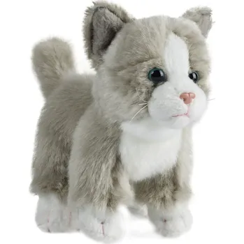 plyšák LIVING NATURE PLYŠOVÉ KOTĚ LIVING NATURE, ŠEDO - BÍLÉ