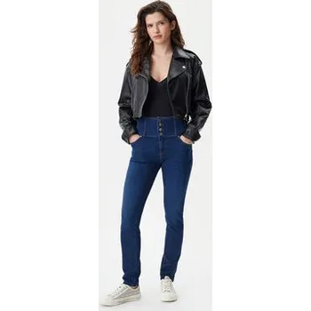 Dámské oblečení Guess Jeansy W5RA1F D5L91 Tmavomodrá Straight Leg 31_29