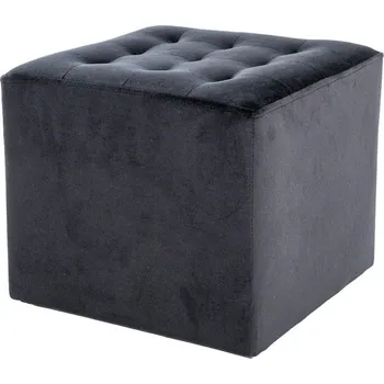 Taburet Casarredo Taburet LORI velvet černá