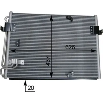 Výparník klimatizace Kondenzátor, klimatizace MAHLE AC 174 000S
