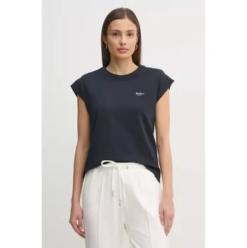 Pánské tričko Bavlněné tričko Pepe Jeans BLOOMA tmavomodrá barva, PL506030 59X, vel. S