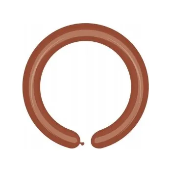 Balónek Modelovací balónky 100 ks hnědé