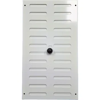 Větrací mřížka M&D Větrací mřížka 19x34 cm uzavíratelná BÍLÁ HLINÍK