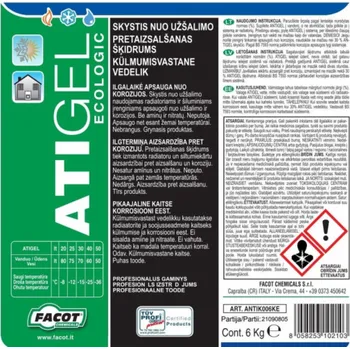 Nemrznoucí směs do chladiče Nemrznoucí kapalina, Facot ANTIK006KE, 6l