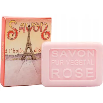 Mýdlo Mini parfémované mýdlo v krabičce La Savonnerie de Nyons RŮŽE 25g