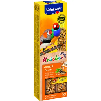 Krmivo pro ptáka Vitakraft CHOVEX Vitakraft KRÄCKER® EXOTI med & sezam 2x30g