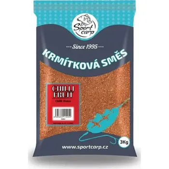 Návnadová surovina SPORTCARP Vnadící směs 3 kg Chilli Fruit (SPORTCARP Vnadící směs Chilli Fruit)