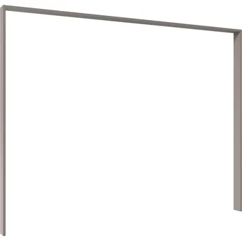 Šatní skříň Paspartový rám k šatní skříni Düsseldorf, 273 cm, šedá sahara