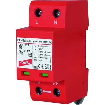 Přepěťová ochrana Dehn 941110 Ogranicznik Przepięć AC TYP 1+2 DSH TN 255