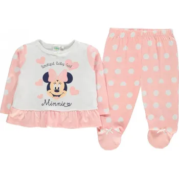 Dívčí pyžamo Character Pyjama Set Infants Minnie Mouse 12-18 měsíců
