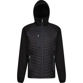 pracovní bunda Regatta Professional Bunda Navigate TRA 549, hybridní COT36A549zv303-black/seal L Černá/šedá seal